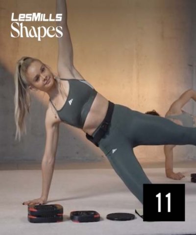 LES MILLS SHAPES 11 VIDEO+Music+Notes