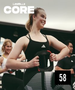 Hot Sale 2025 Q2 Les Mills CORE 58 VIDEO+MUSIC+NOTES