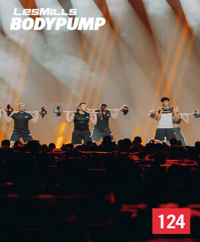 Hot Sale 2023 Q1 LesMills BODY PUMP 124 Release DVD,CD&Notes