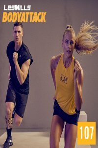 LesMills BODY ATTACK 107 New Release 107 DVD, CD & Notes LesMills BODY ATTACK 107 New Release 107 DVD, CD & Notes
