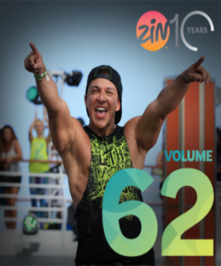 [Hot Sale]2018 New dance courses ZIN ZUMBA 62 HD DVD+CD