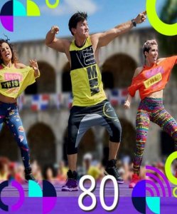 [Hot Sale]2018 New dance courses ZIN ZUMBA 80 HD DVD+CD