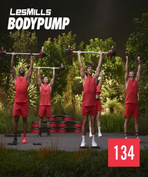Hot Sale 2025 Q3 LesMills BODY PUMP 134 VIDEO+MUSIC+NOTES