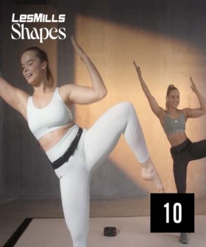 LES MILLS SHAPES 10 VIDEO+Music+Notes
